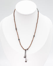 Bronze Bead Necklace