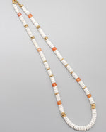 Load image into Gallery viewer, White Shell Stone Necklace
