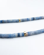 Load image into Gallery viewer, Blue Calcite Stone Necklace
