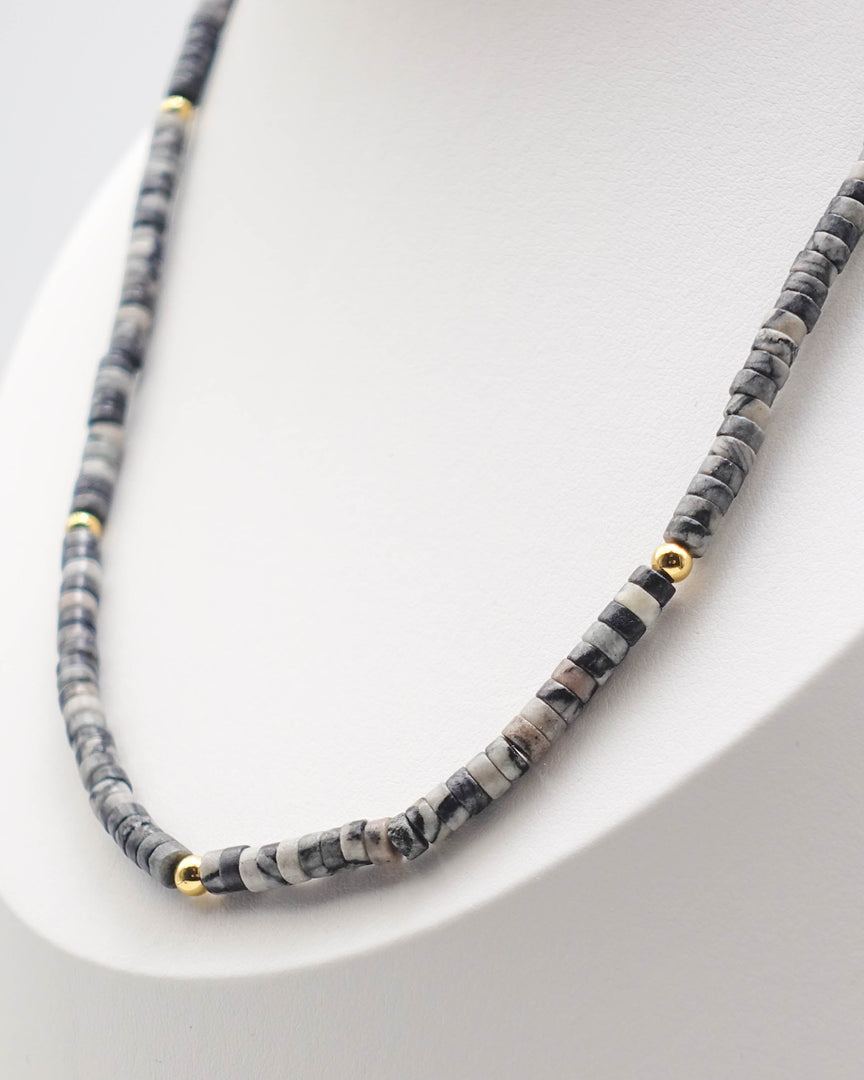 Chrysanthemum Stone Necklace