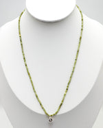 Load image into Gallery viewer, Green Crushed Stone Necklace
