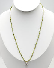 Green Crushed Stone Necklace