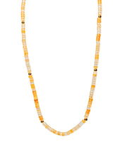 Mango Chalcedony Stone Necklace