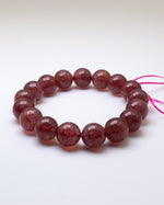 Load image into Gallery viewer, Strawberry Quartz Bracelet
