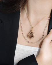 smoky super seven pendant