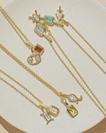 Load image into Gallery viewer, Pisces Aquamarine Zodiac Energy Necklace
